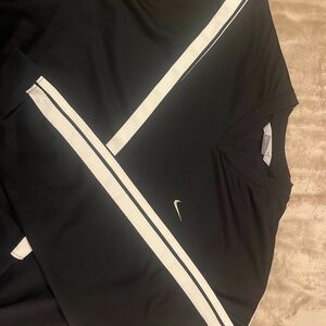 Nike Black and White Long Sleeve Unisex